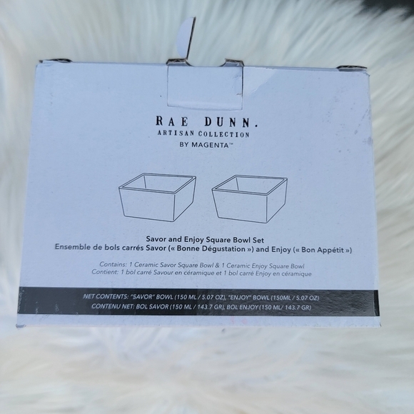 NEW Raw Dunn SAVOR And ENJOY Bowls - Picture 9 of 9